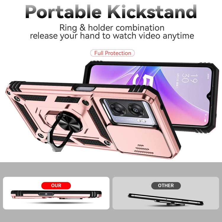 For OPPO A57 Sliding Camshield Holder Phone Case