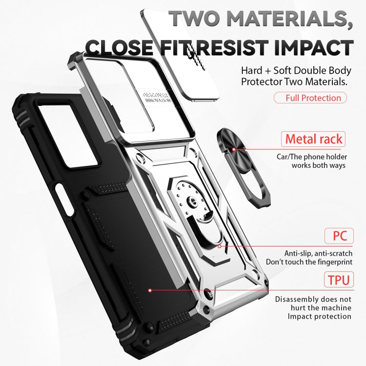 For OPPO A57 Sliding Camshield Holder Phone Case