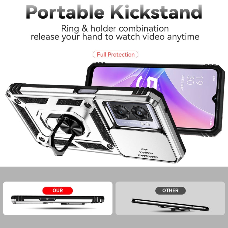 For OPPO A57 Sliding Camshield Holder Phone Case