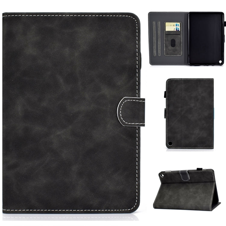 For Amazon Fire Max 11 2023 Cowhide Texture Smart Leather Tablet Case
