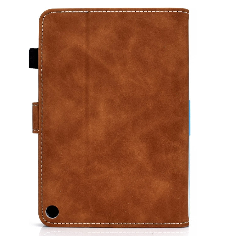 For Amazon Fire Max 11 2023 Cowhide Texture Smart Leather Tablet Case