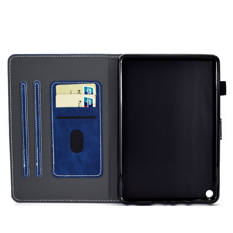 For Amazon Fire Max 11 2023 Cowhide Texture Smart Leather Tablet Case