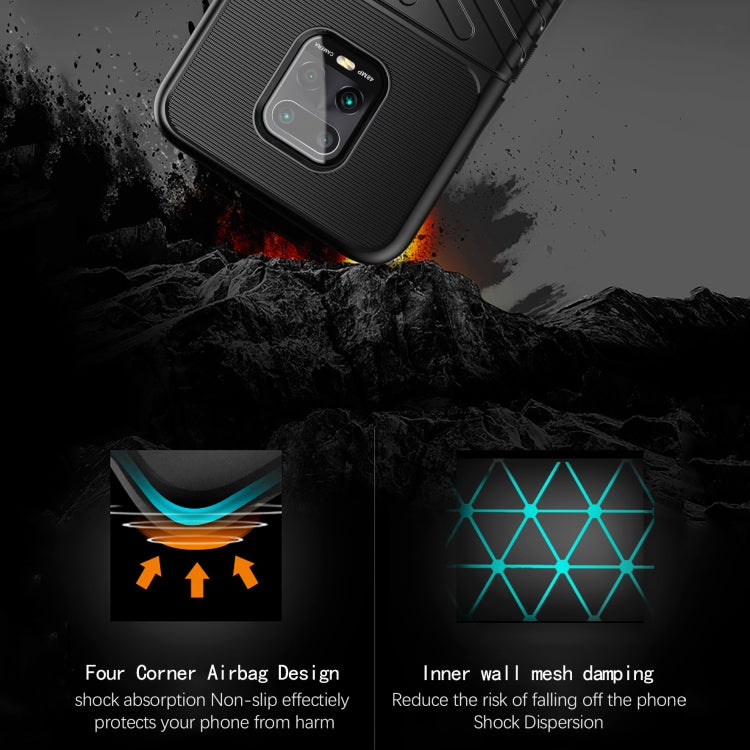 For Xiaomi Redmi 10X Pro 5G Thunderbolt Shockproof TPU Protective Soft Case