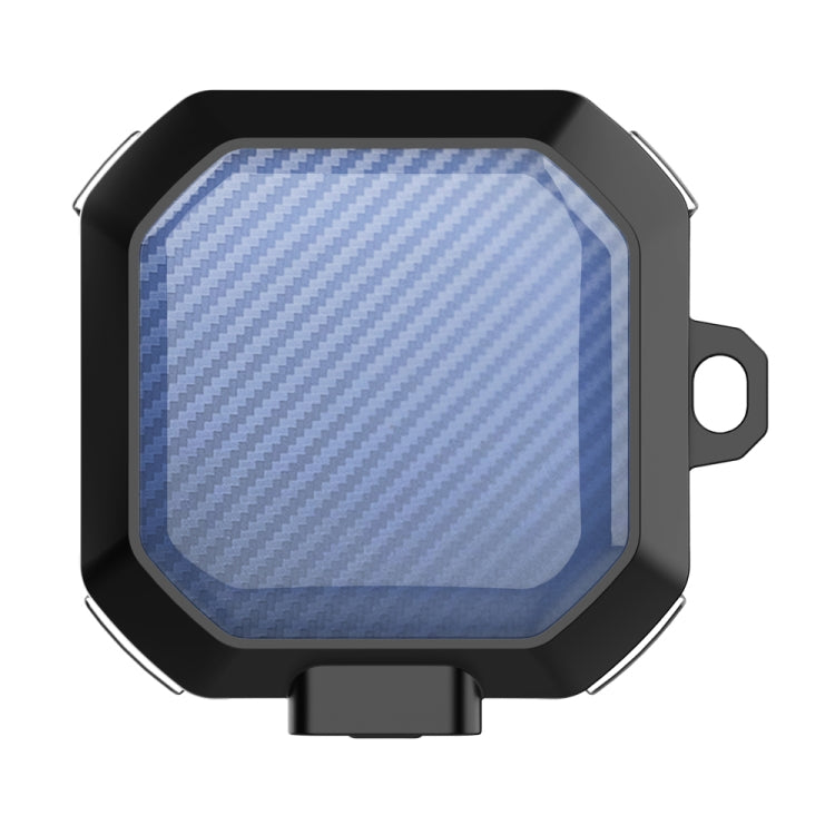 For Samsung Buds Live / Buds2 / Pro / 2Pro TPU + PC Transparent Carbon Fiber Wireless Earphones Protective Case With Switch