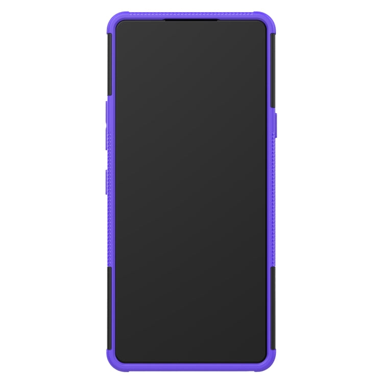 For LG Stylo 6 Tire Texture Shockproof TPU+PC Protective Case with Holder