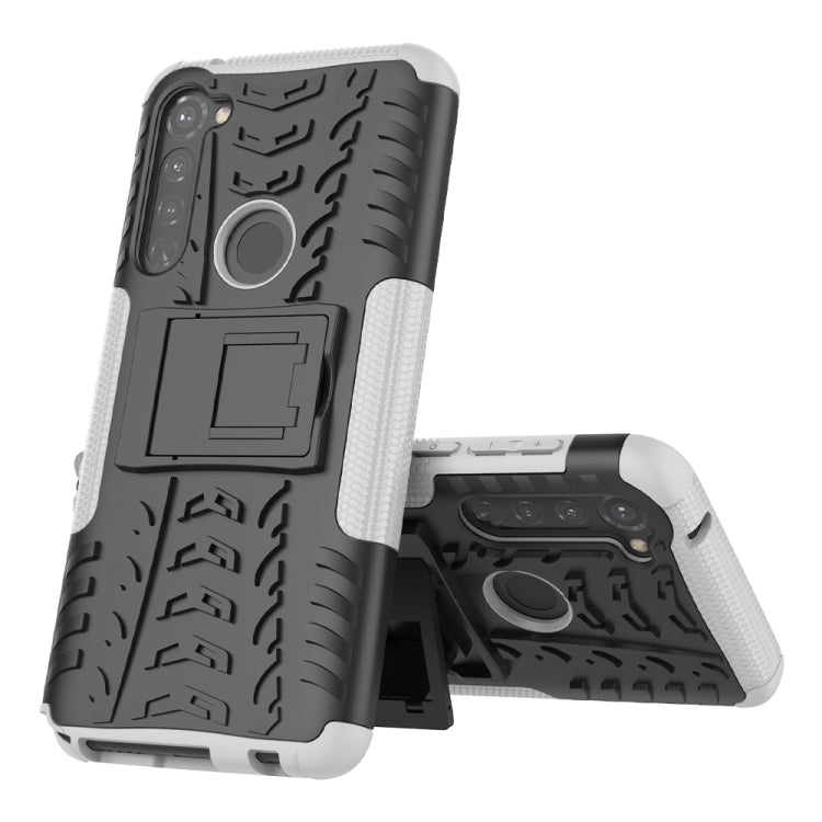 For Motorola Moto G Stylus Tire Texture Shockproof TPU+PC Protective Case with Holder