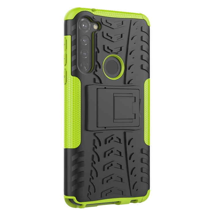 For Motorola Moto G Stylus Tire Texture Shockproof TPU+PC Protective Case with Holder