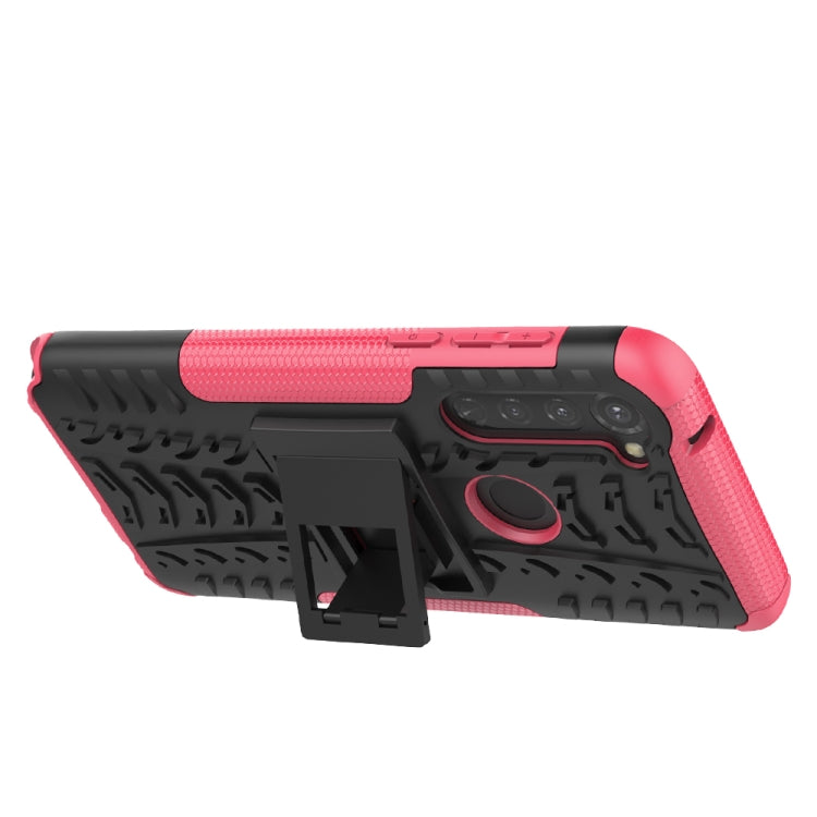 For Motorola Moto G Stylus Tire Texture Shockproof TPU+PC Protective Case with Holder