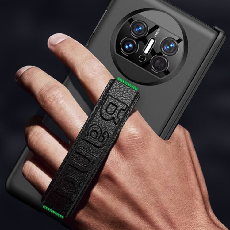 For Huawei Mate X3 Wristband Integrated Privacy Film Magnetic Hinge Phone Case