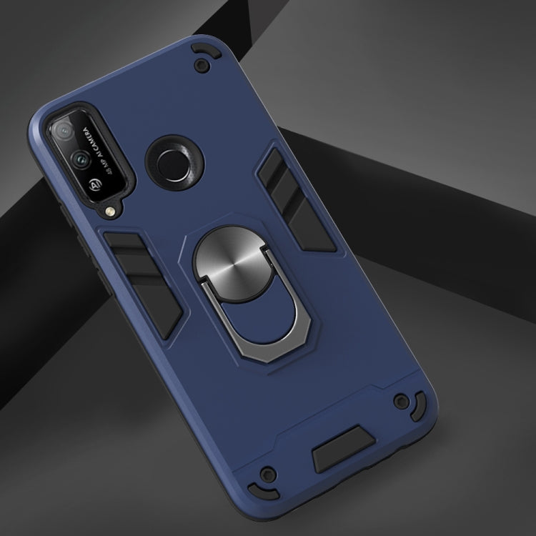 For Huawei Honor Play 4T 2 in 1 Armour Series PC + TPU Protective Case with Ring Holder