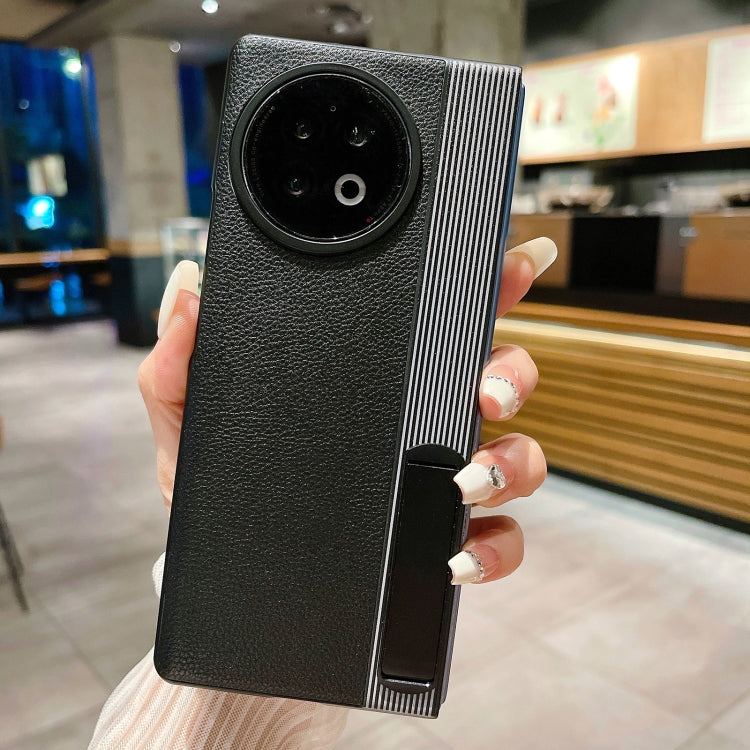 For vivo X Fold2 Leather Phone Case with Stand