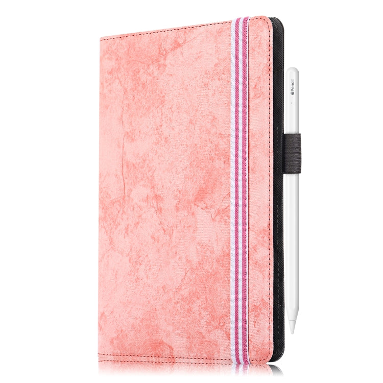 For 7-8 inch Marble Cloth Texture Horizontal Flip Universal Tablet PC Leather Case with Pen Slot & Holder