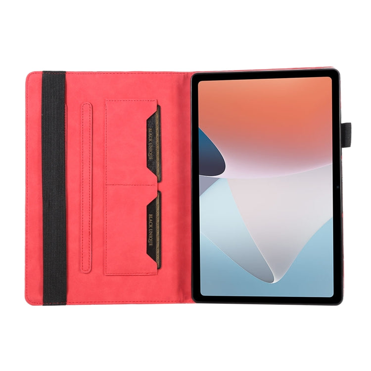 For Realme Pad 10.4 Lucky Bamboo Pattern Leather Tablet Case