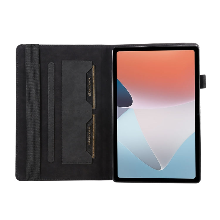 For Realme Pad 10.4 Lucky Bamboo Pattern Leather Tablet Case