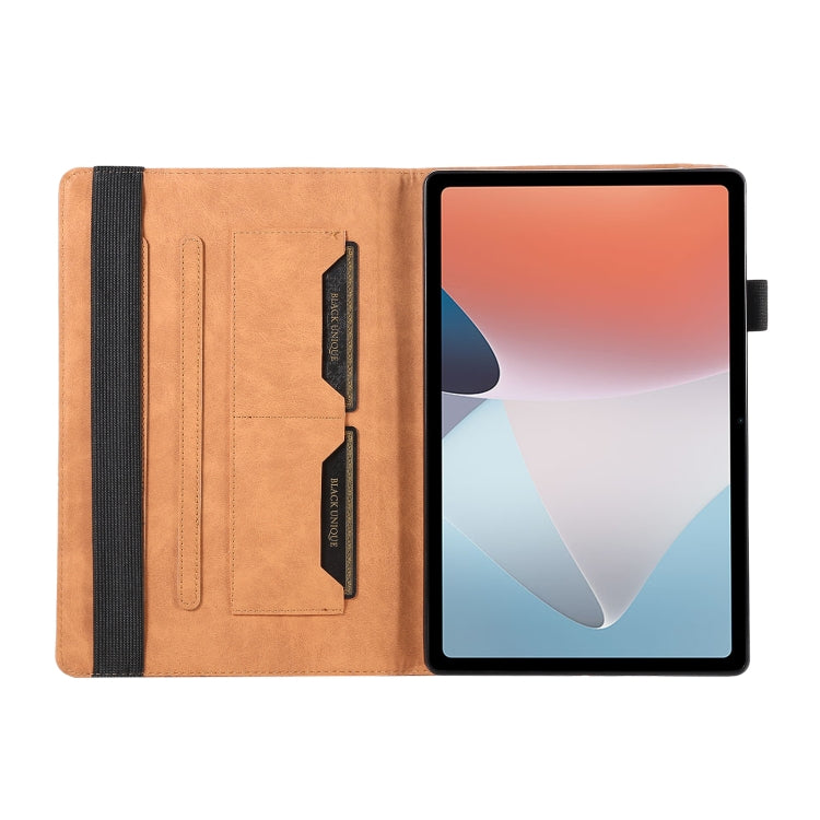 For Realme Pad 10.4 Lucky Bamboo Pattern Leather Tablet Case