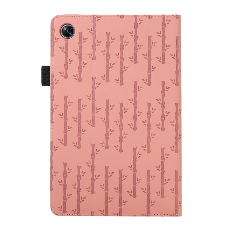 For OPPO Pad Air Lucky Bamboo Pattern Leather Tablet Case