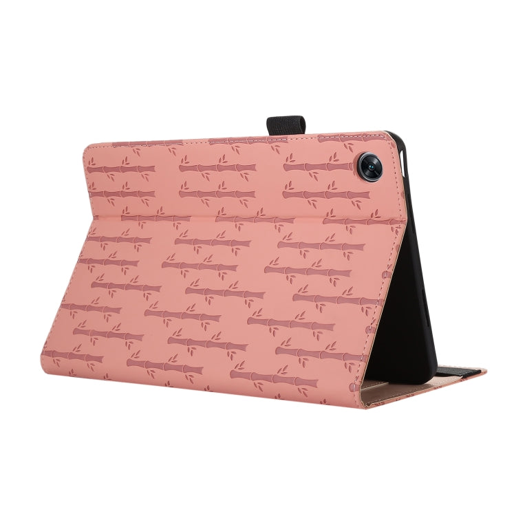 For OPPO Pad Air Lucky Bamboo Pattern Leather Tablet Case