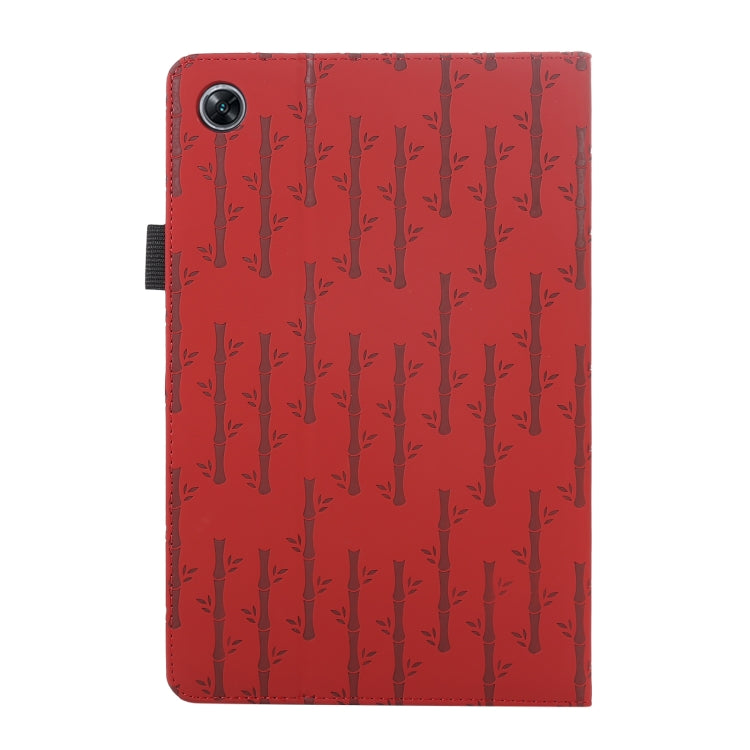 For OPPO Pad Air Lucky Bamboo Pattern Leather Tablet Case