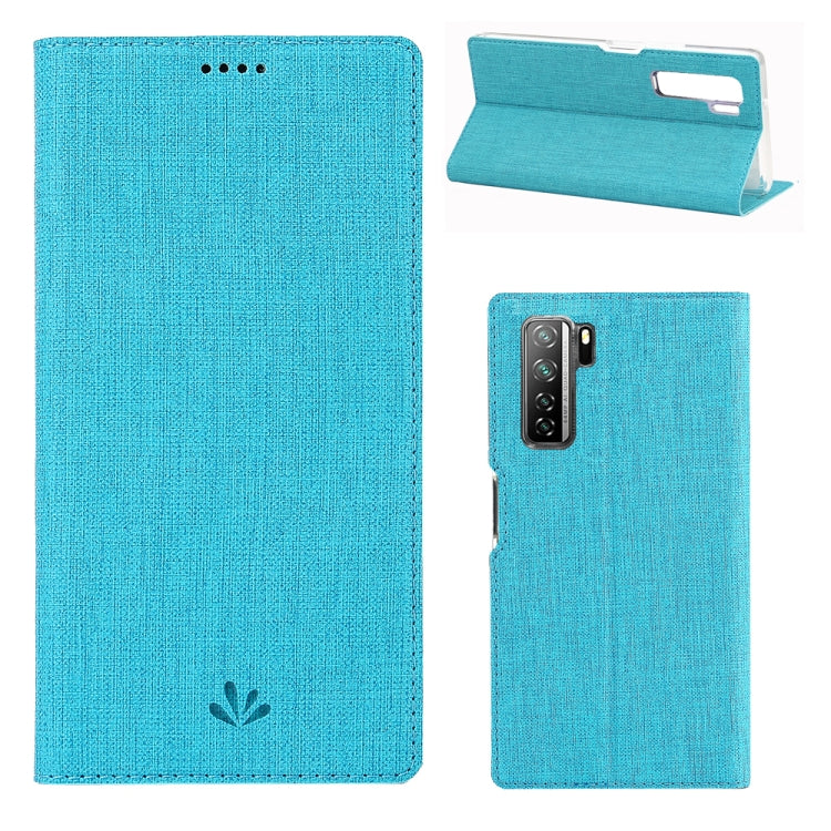 For Huawei nova7 SE / P40 Lite 5G ViLi Shockproof TPU + PU Horizontal Flip Protective Case with Card Slot & Holder