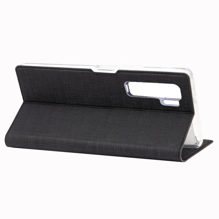 For Huawei nova7 SE / P40 Lite 5G ViLi Shockproof TPU + PU Horizontal Flip Protective Case with Card Slot & Holder