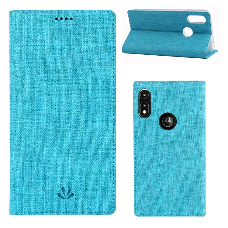 For Motorola Moto E (2020) ViLi Shockproof TPU + PU Horizontal Flip Protective Case with Card Slot & Holder