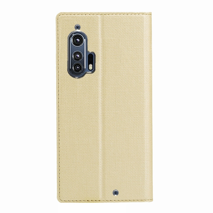 For Motorola Moto Edge+ ViLi Shockproof TPU + PU Horizontal Flip Protective Case with Card Slot & Holder
