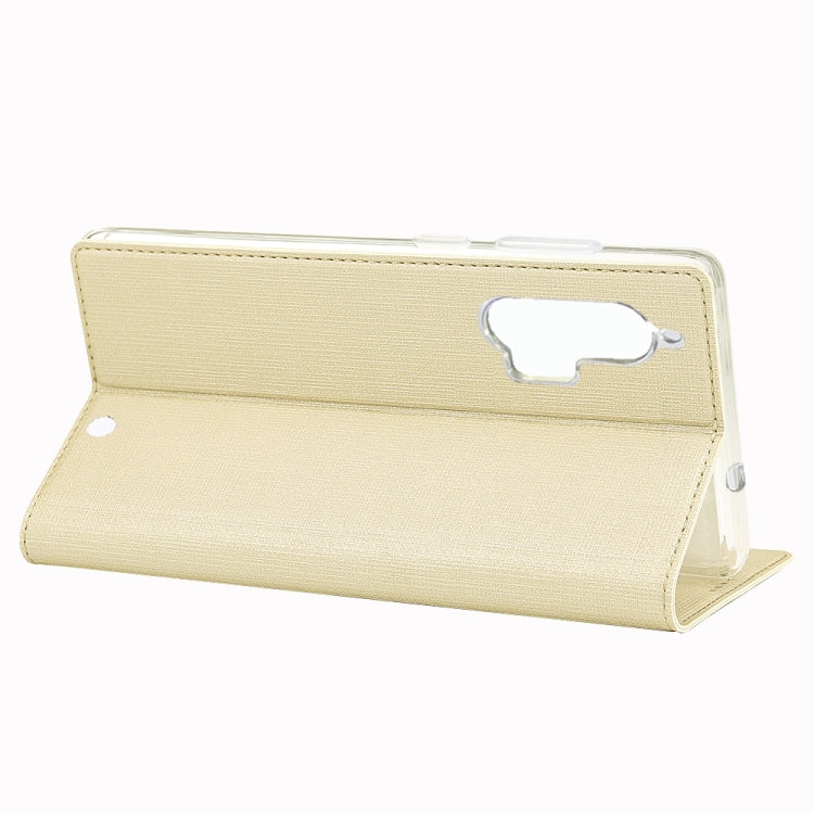 For Motorola Moto Edge+ ViLi Shockproof TPU + PU Horizontal Flip Protective Case with Card Slot & Holder