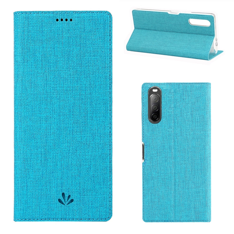 For Sony Xperia L4 ViLi Shockproof TPU + PU Horizontal Flip Protective Case with Card Slot & Holder