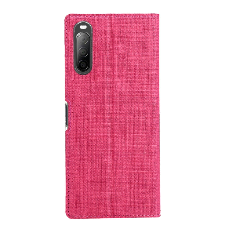 For Sony Xperia L4 ViLi Shockproof TPU + PU Horizontal Flip Protective Case with Card Slot & Holder