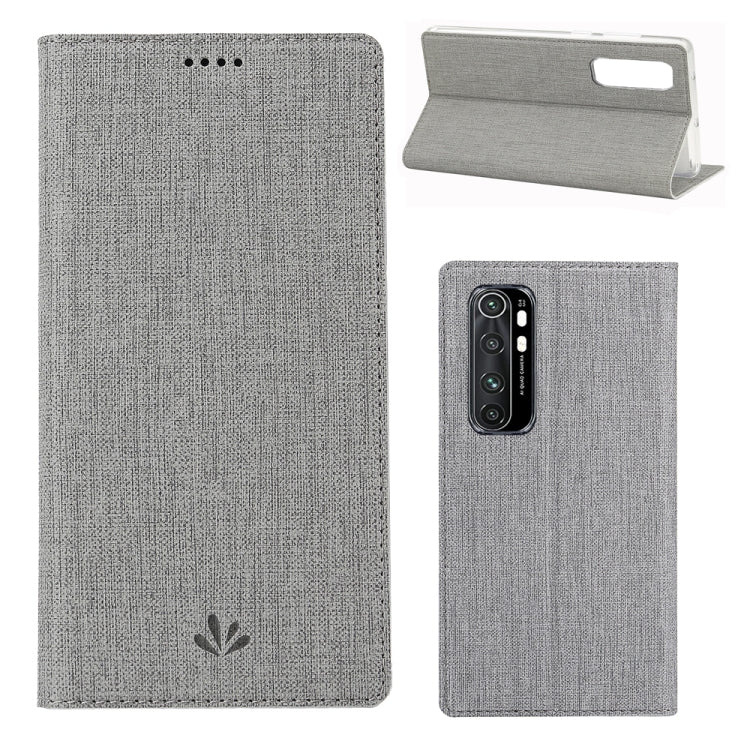 For Xiaomi Mi Note10 Lite ViLi Shockproof TPU + PU Horizontal Flip Protective Case with Card Slot & Holder
