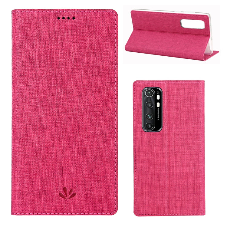 For Xiaomi Mi Note10 Lite ViLi Shockproof TPU + PU Horizontal Flip Protective Case with Card Slot & Holder