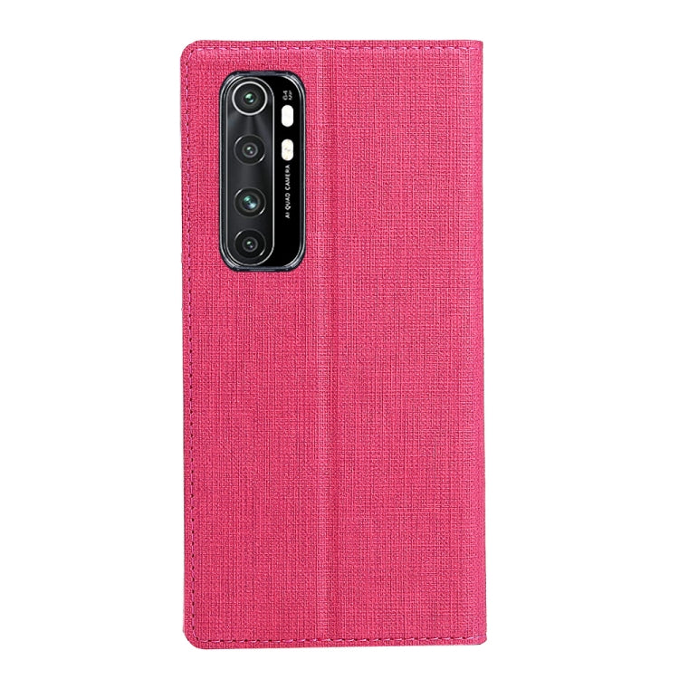 For Xiaomi Mi Note10 Lite ViLi Shockproof TPU + PU Horizontal Flip Protective Case with Card Slot & Holder