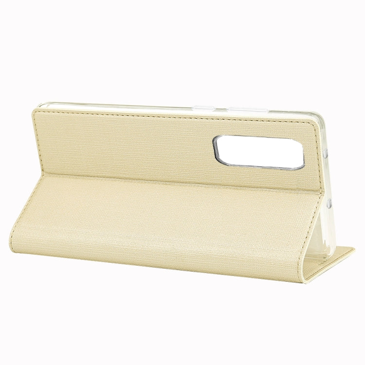 For Xiaomi Mi Note10 Lite ViLi Shockproof TPU + PU Horizontal Flip Protective Case with Card Slot & Holder