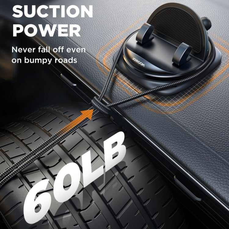 JOYROOM JR-ZS354 360 Degrees Rotatable Dashboard Car Phone Holder(Black)