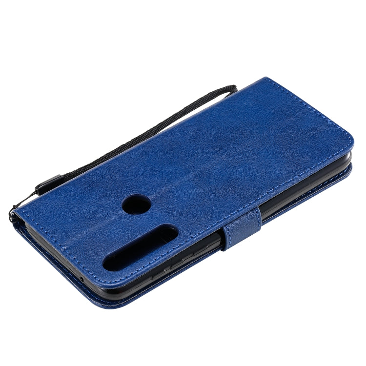 For Motorola Moto G Power Solid Color Horizontal Flip Protective Leather Case with Holder & Card Slots & Wallet & Lanyard