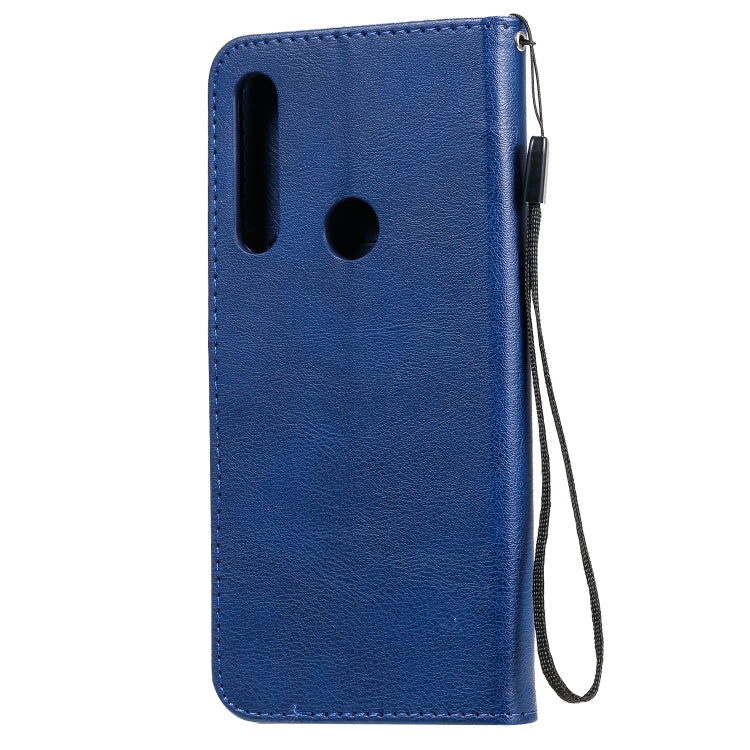 For Motorola Moto G Power Solid Color Horizontal Flip Protective Leather Case with Holder & Card Slots & Wallet & Lanyard