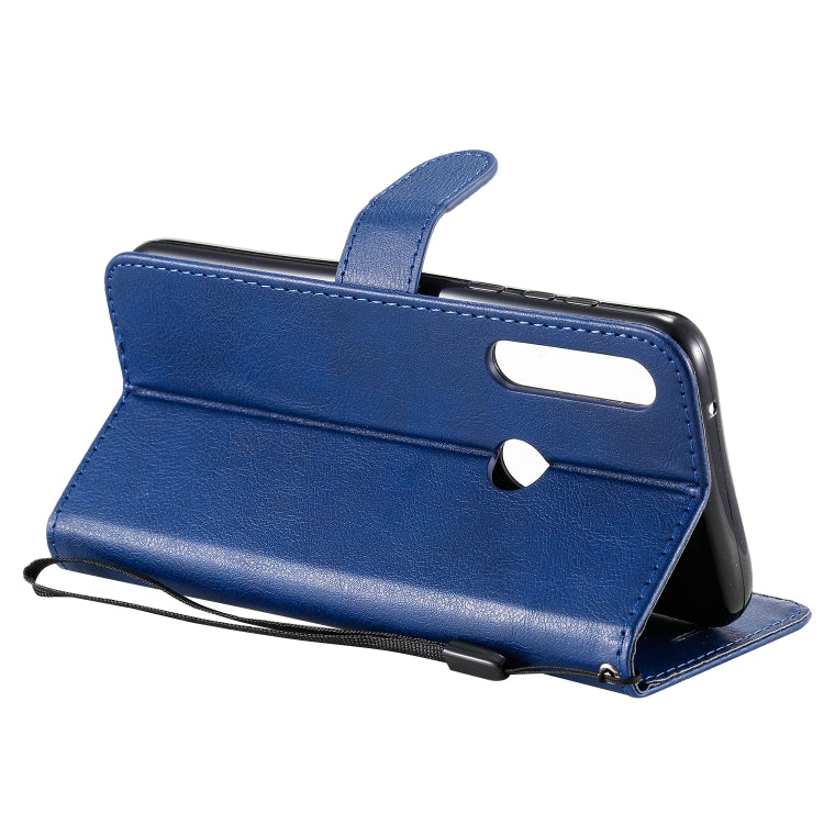 For Motorola Moto G Power Solid Color Horizontal Flip Protective Leather Case with Holder & Card Slots & Wallet & Lanyard