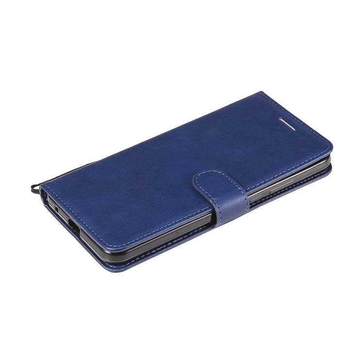 For Motorola Moto G8 Power Lite Solid Color Horizontal Flip Protective Leather Case with Holder & Card Slots & Wallet & Lanyard