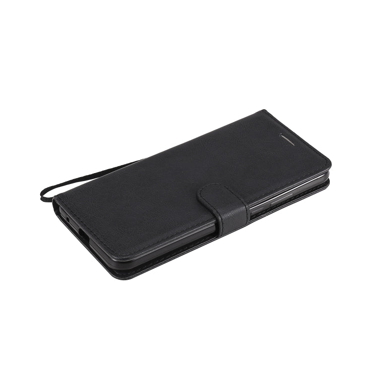 For Motorola Moto G8 Power Lite Solid Color Horizontal Flip Protective Leather Case with Holder & Card Slots & Wallet & Lanyard