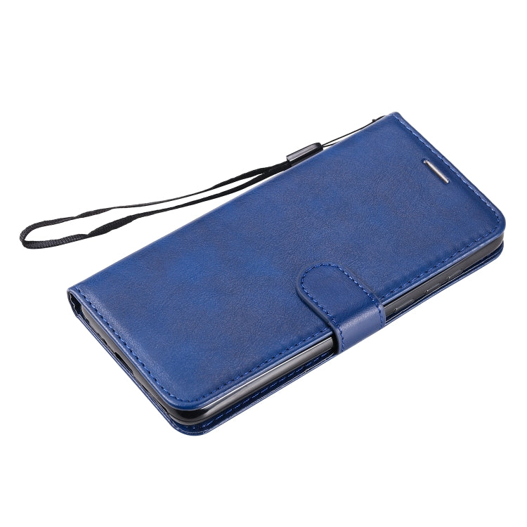 For Motorola Moto G8 Power Solid Color Horizontal Flip Protective Leather Case with Holder & Card Slots & Wallet & Lanyard