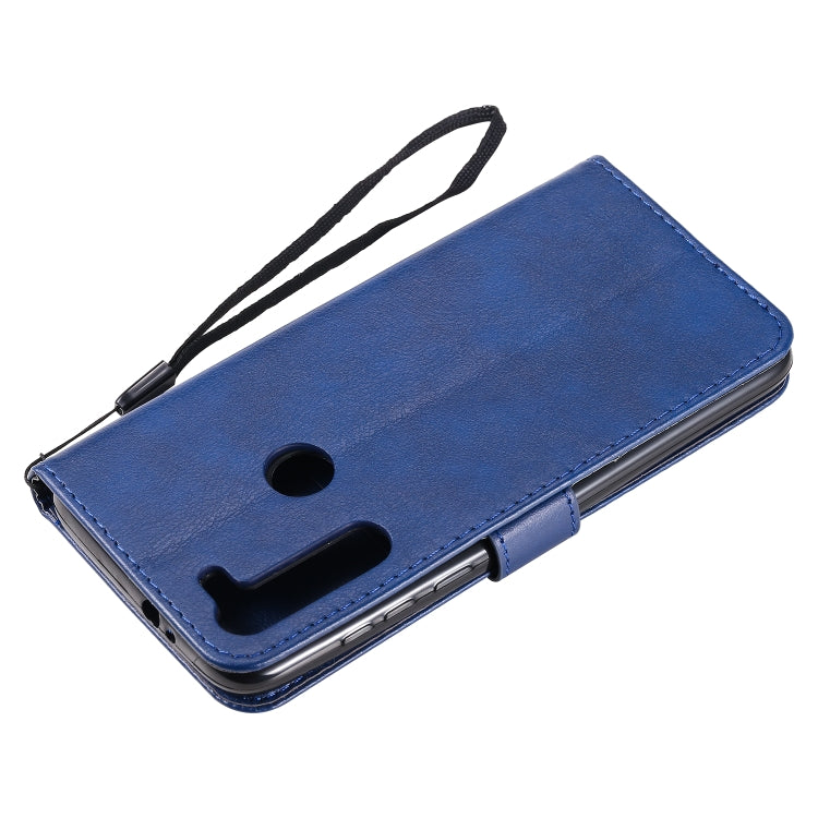 For Motorola Moto G8 Power Solid Color Horizontal Flip Protective Leather Case with Holder & Card Slots & Wallet & Lanyard