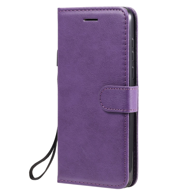 For Motorola Moto G8 Power Solid Color Horizontal Flip Protective Leather Case with Holder & Card Slots & Wallet & Lanyard
