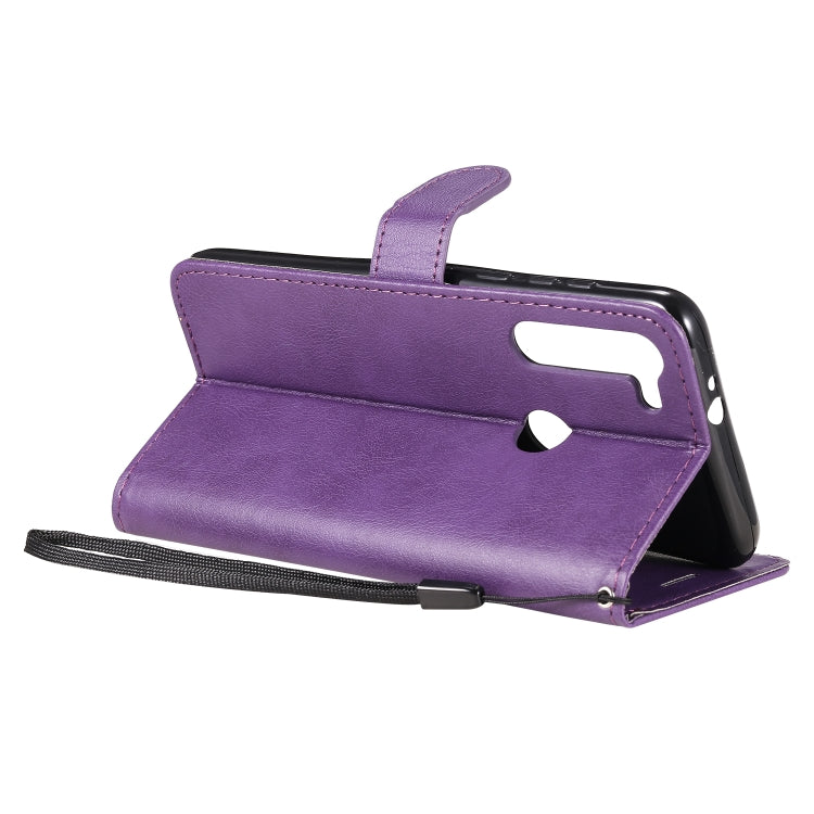 For Motorola Moto G8 Power Solid Color Horizontal Flip Protective Leather Case with Holder & Card Slots & Wallet & Lanyard