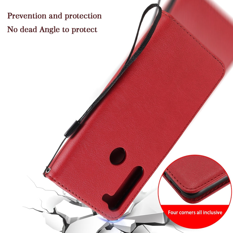 For Motorola Moto G8 Power Solid Color Horizontal Flip Protective Leather Case with Holder & Card Slots & Wallet & Lanyard