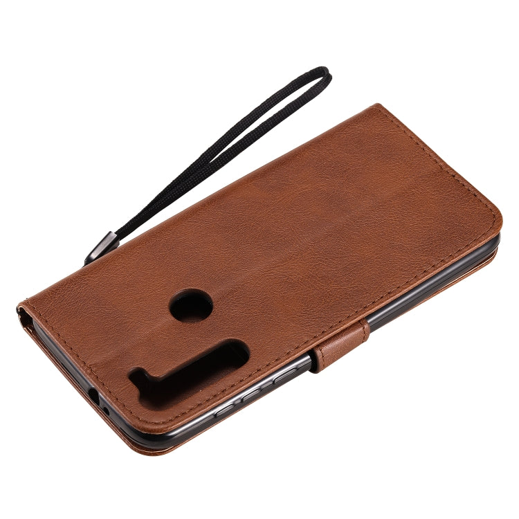 For Motorola Moto G8 Power Solid Color Horizontal Flip Protective Leather Case with Holder & Card Slots & Wallet & Lanyard