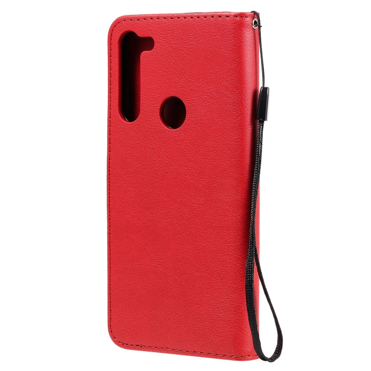 For Motorola Moto G8 Power Solid Color Horizontal Flip Protective Leather Case with Holder & Card Slots & Wallet & Lanyard