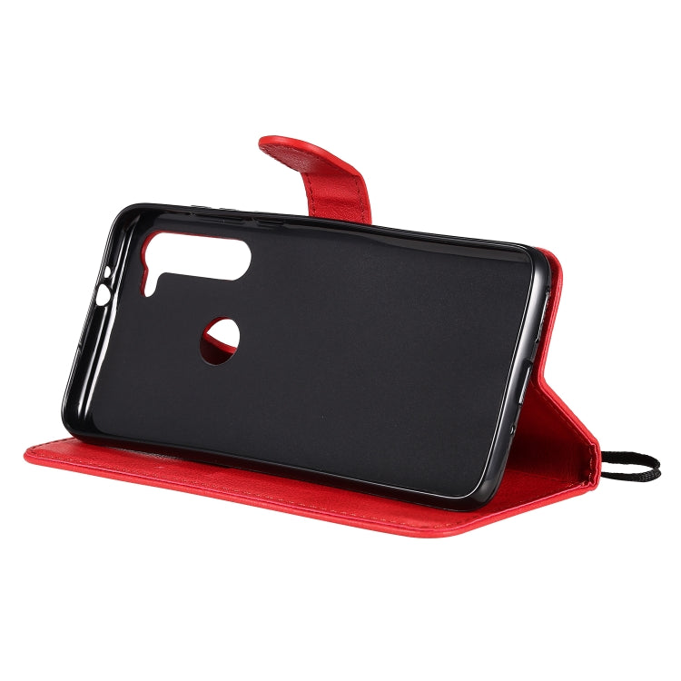 For Motorola Moto G8 Power Solid Color Horizontal Flip Protective Leather Case with Holder & Card Slots & Wallet & Lanyard