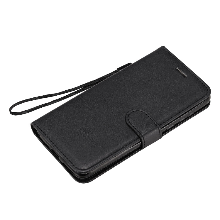 For Motorola Moto G8 Power Solid Color Horizontal Flip Protective Leather Case with Holder & Card Slots & Wallet & Lanyard