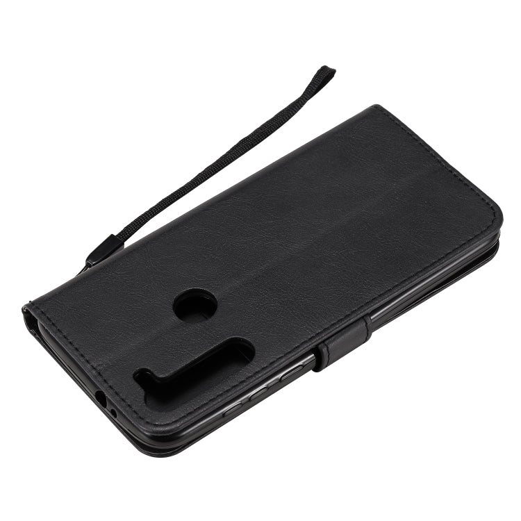 For Motorola Moto G8 Power Solid Color Horizontal Flip Protective Leather Case with Holder & Card Slots & Wallet & Lanyard