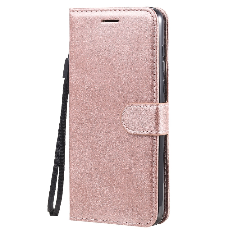 For Motorola Moto G8 Power Solid Color Horizontal Flip Protective Leather Case with Holder & Card Slots & Wallet & Lanyard